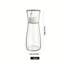 Dispensador de Enjuague Bucal de Vidrio Recargable con Tapa - 150/260ml, Contenedor Transparente para Encimera de Baño para Fácil Portabilidad