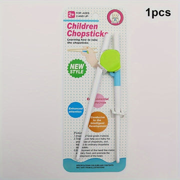 1 o 2 pares de palillos de entrenamiento para niños, juego de palillos desmontables para principiantes, palillos reutilizables para niños pequeños