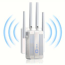 Amplificador de señal WiFi para el hogar: repetidor de Internet con alcance que cubre hasta 9995 pies cuadrados y 45+ dispositivos para la casa