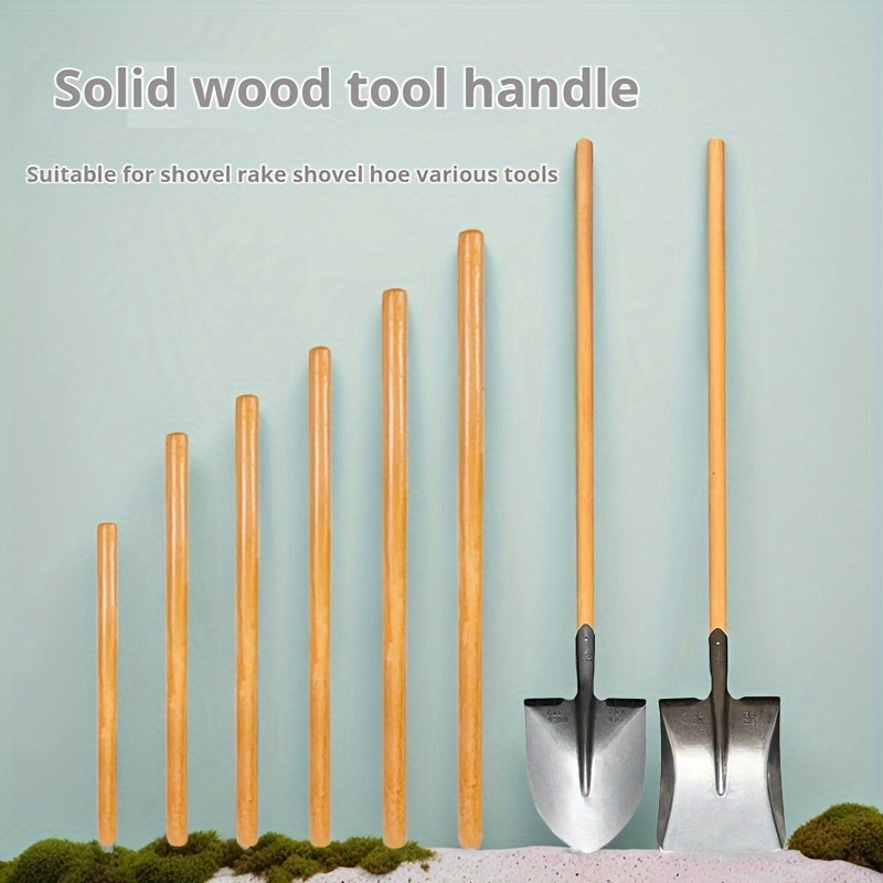Instrumento de Jardinería Multifuncional con Mango de Madera - Adecuado para Rastrillar, Palar y Martilar - Perfecto para Trabajos de Jardinería y Diseño de Paisajes