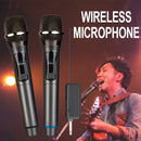 Sistema de micrófono inalámbrico Bomaite con batería recargable para fiestas, reuniones, bodas - Conector jack de 6.35 mm, carga USB, batería de litio de 1200 mAh, potencia máxima de 20W, puerto de carga tipo C