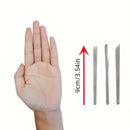 Juego de Pedicura Profesional 3 Piezas, Kit para Cuidado de Pies en Acero Inoxidable - Eliminación de Cutículas y Corrección de Uñas Encarnadas Beige Claro - Sin Olor, Operación Manual, No Requiere Energía ni Baterías. Belleza & Cuidado Personal > Produc