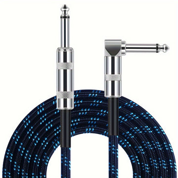 Cable de guitarra, 10 pies/3 m y 20 pies/6 m y 32 pies/10 m Cable de bajo para instrumento eléctrico de escenario Cable AMP Cable recto a recto o a ángulo recto Eid Al-Adha Mubarak