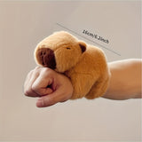 1 peluche de carpincho de 20 cm, anillo para cortinas, multifuncional