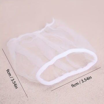 100 bolsas de malla para filtro de fregadero de cocina desechables para recoger restos de comida - Plástico duradero, fácil de usar para un eficiente desecho de residuos, ideal para verduras y frutas, desecho de residuos de cocina | Bolsas de plástico du