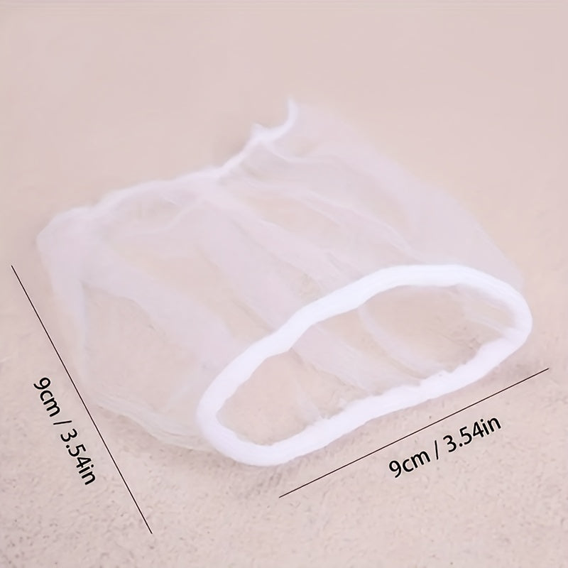 100 bolsas de malla para filtro de fregadero de cocina desechables para recoger restos de comida - Plástico duradero, fácil de usar para un eficiente desecho de residuos, ideal para verduras y frutas, desecho de residuos de cocina | Bolsas de plástico du