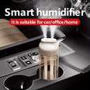 Humidificador Portátil USB con Doble Boquilla - Diseño Mini Compacto, Tanque de Gran Capacidad y Modos Ajustables para Hogar, Oficina, Coche, Dormitorio, Residencia Universitaria - Tanque Transparente y Estética Elegante, Solución de Humedad Alimentado p