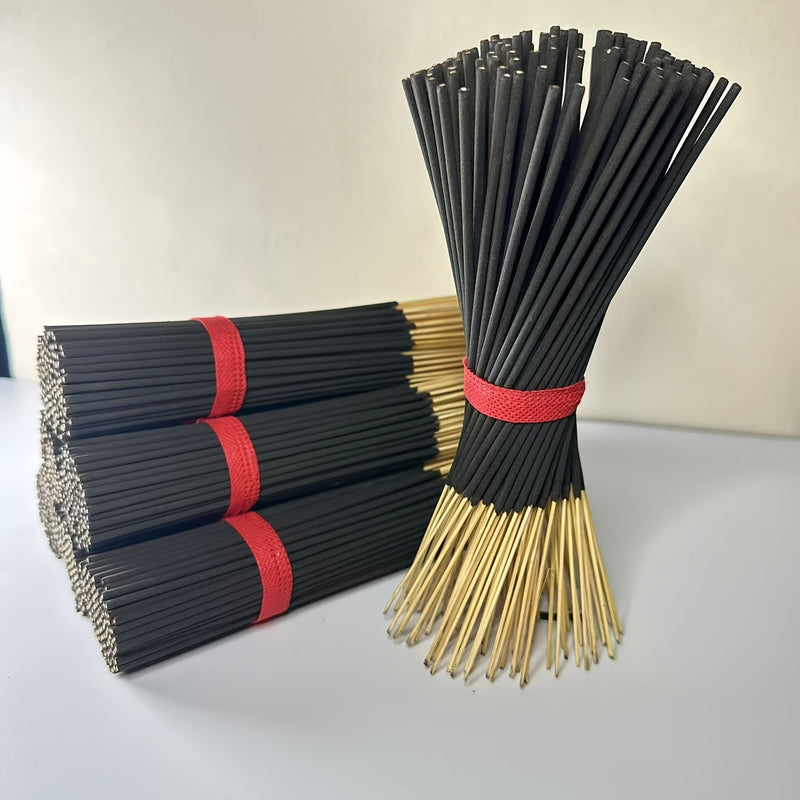101 varillas de incienso de bambú con aroma a cerezo natural, 22.0 cm, tiempo de combustión de 45-50 min, fragancia para yoga, meditación, hogar y oficina - Ideal para Navidad, Halloween, Pascua y Hanukkah - Sin plumas, incienso para el hogar