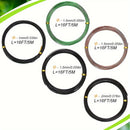 Kit de Herramientas y Alambre para Bonsái con 5 Rollos, Total de 164 Pies de Alambre para Árboles Bonsái, Adecuado para Árboles Bonsái de Interior, Tamaños Incluyen 1mm, 1.5mm, 2mm de Cable de Aluminio