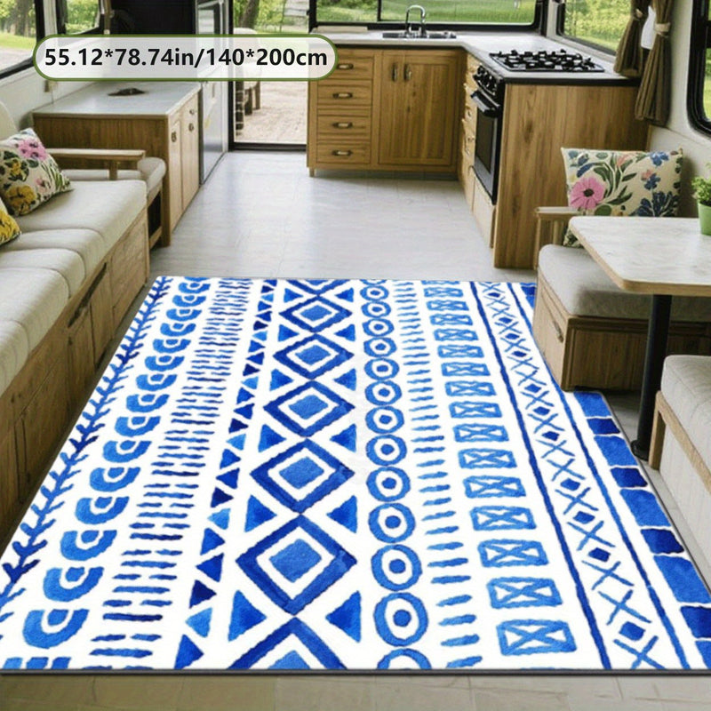2D Plano, Impresión de Exquisita Artesanía, Calidad Sobresaliente, Estilo Clásico Tradicional, Ideal para Camping, Senderismo, Viajes, Balcones, Jardines, Piscinas, Uso de Primavera, Verano y Otoño, Ligera, Plegable y Fácil de Transportar, Limpieza Conve