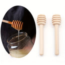 50 Uds. Barra Para Revolver Miel, Mango Mezclador, Cuchara, Tarro, Cuchara, Cucharón De Madera Natural Para Miel, Palo De Madera, Cucharas Para Miel, Utensilios De Cocina