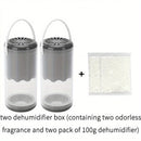 Caixa de Deshumidificación Colgante Reutilizable para Armario con Hoja Aromática, Antihumedad y Resistente a la Humedad - Secador Pequeño para Dormitorio al por Mayor
