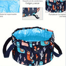 Bañera de pies plegable y portátil para el hogar, bolsa de baño de pies, bañera de pies, lavabo de cara y lavandería al aire libre, bañera de pies para viajes, adecuada para el hogar, exteriores y viajes