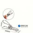 20pcs Pinzas para Ropa de Acero Inoxidable Premium - A Prueba de Óxido, Clips Metálicos Duraderos para Lavandería, Cocina y Viaje