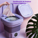 Máquina de lavar pequeña, máquina de lavado portátil plegable, ropa interior, calcetines, lavadora
