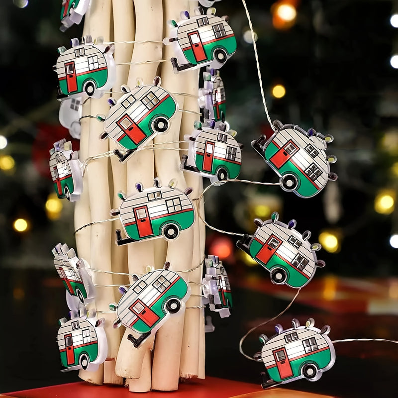 Un paquete de luces de camping innovadoras, funcionales con batería, sin baterías, luces navideñas cálidas y parpadeantes adecuadas para cocina, fiestas, bodas, vacaciones y decoración de hogar al aire libre.
