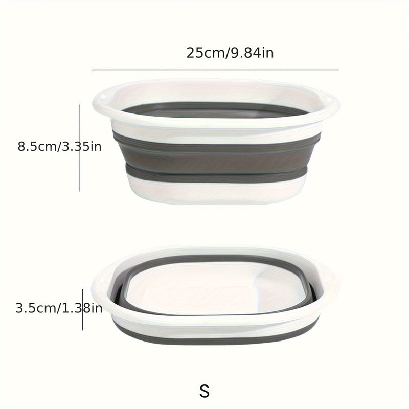 Baño de Spa Plegable para Pies - Bañera Colapsible Portátil, Diseño Duradero y Ahorrador de Espacio en Plástico para Hogar, Residencia Universitaria y Camping, No Necesita Electricidad, Regalo Perfecto para Relajación
