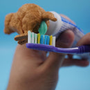 Dispensador de pasta dental divertido con forma de perro haciendo popó, regalo gracioso para perros, ideal para Halloween, Navidad, Día de San Patricio, Pascua, Día de San Valentín y Día de la Independencia