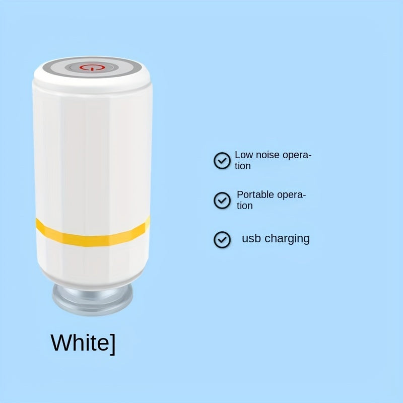 Conjunto de sellador al vacío de mano con bomba de aire eléctrica, máquina de vacío eléctrica mini con carga USB con batería de litio recargable de 500 mAh, bolsas de almacenamiento al vacío que ahorran espacio para la conservación de alimentos, bolsas d