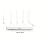 Wifi Internet, 1800Mbps Router Wifi 6 de doble banda - 1200Mbps para red de área amplia/red de área local, cobertura remota adecuada para el hogar y la oficina, admite modos de router/punto de acceso/repetidor, funciona en frecuencias de 5Ghz y 2.4Ghz.