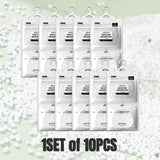 10pcs AAP 500ml Bolsas Absorbentes de Humedad Multiusos con Carbón Activado - Purificador de Olores y Deshumidificación Duradera para Armarios, Gabinetes y Almacenamiento - Ideal para Uso en Hogar, Dormitorio, Oficina y Hotel