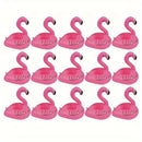15pcs Portavasos Inflables de Flamenco Rosa - Posavasos Flotantes de PVC para Fiestas en la Piscina y Celebraciones de Verano, Decoración de Fiesta Linda y Duradera