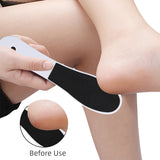 Lijadora de pies para pedicura con mango de plástico, reemplazable, higiénica, segura y asequible para uso en salones, spas y hogares. Diseño ergonómico antideslizante, no necesita batería, herramientas para pedicura, cuidado de pies en salones, herramie