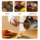 Heavy-Duty Electric Coffee Grinder with One-Touch Operation - Powerful 12500 RPM Motor, Stainless Steel Construction, Splash Guard - One-Button Grinding for Coffee, Espresso, Spices, Nuts - Dishwasher Safe Base - Compatible with US Outlets (110V) - Ideal