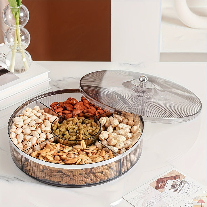 Tarro de Dulces de 10.92 Pulgadas con Tapa - Ideal para Snacks, Frutas y Decoración del Hogar | Recipiente Duradero de Gran Capacidad, Perfecto para Fiestas y Celebraciones, Adecuado para Halloween y Navidad