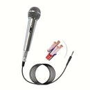 Microfono condensador portátil, micrófono profesional con cable, dinámico y conexión de 6.35 mm, tacto suave, alimentación DC, ideal para escenario, canto, transmisión en vivo, videoconferencias y karaoke - no requiere baterías