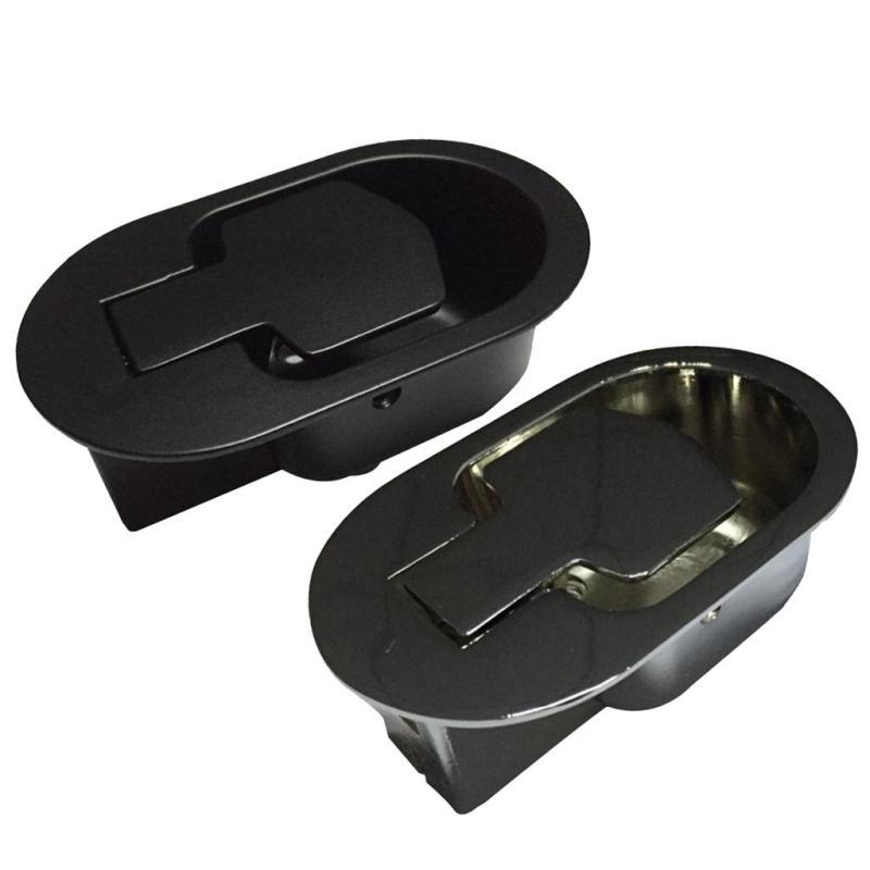 Asidero de asiento cromado redondo negro - Negro