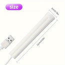 1pc Luz de Uñas Portátil Blanca (Tres Luces) / Rosa - Mini Limpiaúñas Rápido Secado, Modelo Concentrado con Enchufe, Cortaúñas Pequeño y Ligero