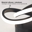 Aplique de Luz de Techo LED | Diseño Moderno de Nudo | Metal y Blanco | Brillo Cálido Ambiente | Ideal para Decoración del Hogar y Oficina, Luz Ambiental de Oficina | Decoración Contemporánea | Diseño Elegante, Decoración Ligera