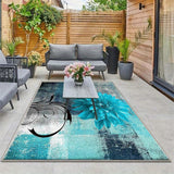 Alfombra de Terciopelo/852gsm Poliéster con Patrón Nórdico Geométrico - Alfombra Baja y Gruesa Estilo Francés Moderno a Cuadros Oscuros, Duradera y Lavable a Máquina, Ideal para Exteriores y Jardín - Varios Tamaños Disponibles