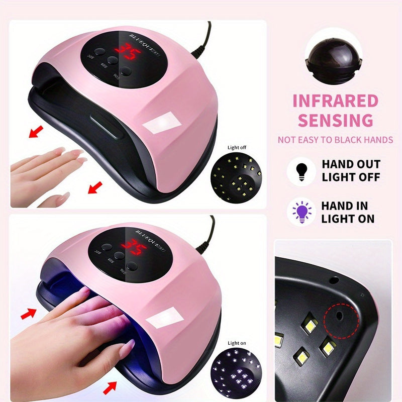 Linterna USB para Uñas con 24 Luces LED, Secado Rápido y Calidad de Salón - Modelo Nuevo