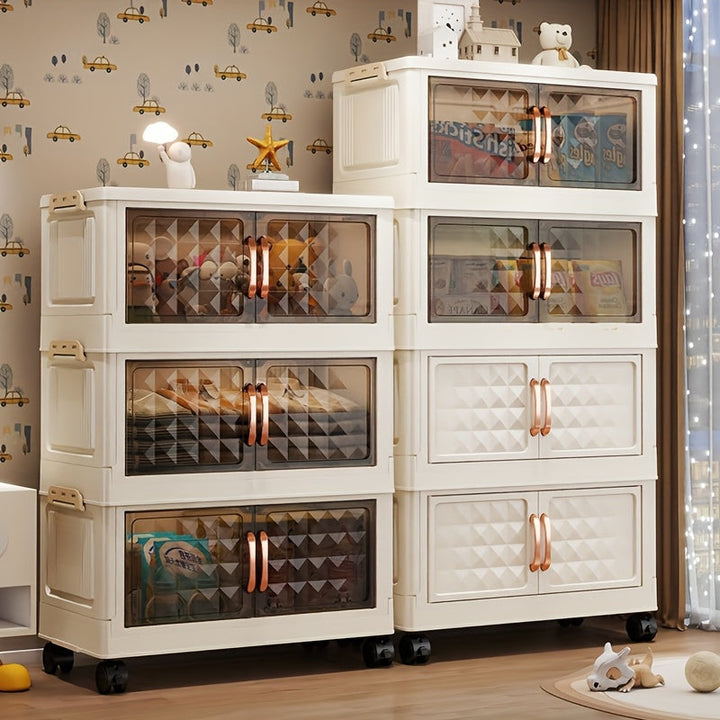 Armario Plegable de Gran Capacidad sin Instalación para Organizador de Juguetes y Ropa