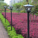 1.5m Luces solares LED para jardín - Lámpara de césped de doble uso con acabado pulido, iluminación de senderos y paisajes, perfecta para patios, jardines, céspedes y decoración navideña, carga solar, control de interruptor, batería de níquel, luces para