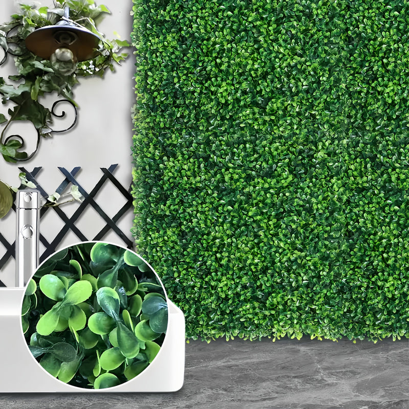 3 paquetes de paneles de césped artificial de hiedra - Pared de césped falso resistente a la radiación UV de PE, 120 cm x 60 cm, gran decoración colgante para exteriores/interiores, resistente al tiempo, para jardín, patio, hotel, Acción de Gracias, Navi