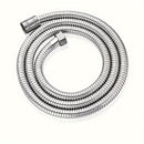 1pc Manguera de Ducha de Acero Inoxidable Flexible - 1.5m/2m/3m, a Prueba de Explosiones con Acabado Metálico Electrochapado, Instalación Fácil en Pared, Forma Redonda - Perfecta para Cabezales de Chorro de Lluvia, Rociador de Ducha