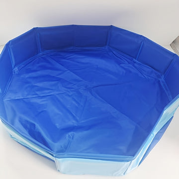 Baño de Pies Plegable de PVC - Bañera Portátil para Remojar los Pies con Diámetro de 48.26 cm para Entrada de Piscina, Camping y Playa - Sin Necesidad de Electricidad, Diseño Duradero y Ahorra Espacio con Almacenamiento Fácilmente Plegable, Soporte Robus