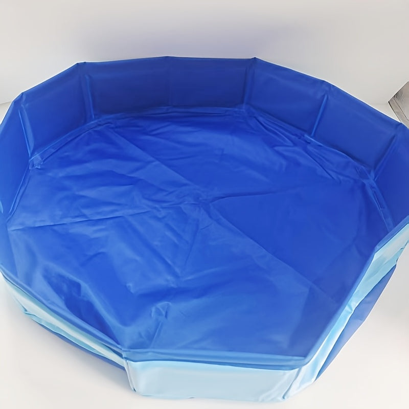 Baño de Pies Plegable de PVC - Bañera Portátil para Remojar los Pies con Diámetro de 48.26 cm para Entrada de Piscina, Camping y Playa - Sin Necesidad de Electricidad, Diseño Duradero y Ahorra Espacio con Almacenamiento Fácilmente Plegable, Soporte Robus
