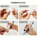 Canaleta de aluminio en forma de V para tiras LED, 10 piezas, difusor de luz, duradero, eficiente energéticamente, incluye cubierta protectora de PC y clips de montaje, para decoración del hogar e instalación de luces lineales
