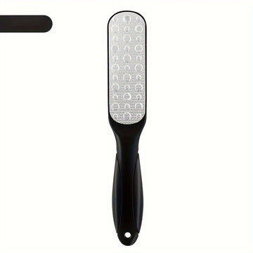 Limpiador de Pies de Acero Inoxidable 304 Premium - Removedor de Callos y Raspador de Piel Muerta de Doble Cara, Herramienta de Pedicura Profesional con Mango Ergonómico, Operación Manual para Pies Suaves
