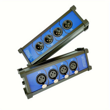 Cable de Desglose XLR a RJ45 de 4 Canales - Extensor Ethernet Cat 5/6 para Escenario, Sonido y Iluminación | Calidad de Audio Profesional con Bajo Ruido y Alta Flexibilidad