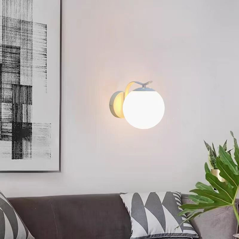 Luz de pared LED moderna con acabado metálico elegante - Montaje semienterrado, cableado, no necesita batería, ideal para dormitorio, sala de estar, pasillo y escalera, iluminación de dormitorio | Lámpara metálica elegante | Lámpara LED cableada, luces L