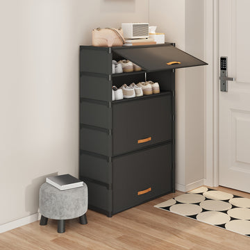 Armario de almacenamiento de zapatos metálico de varias plantas UDEAR, organizador contemporáneo de pie para hogar, aula, oficina, cocina - No requiere ensamblaje, estante de almacenamiento duradero de múltiples usos, organizador de almacenamiento de zap
