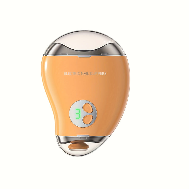 XUMTOM 2 en 1, cortador y lijadora de uñas eléctricas, profesional y para uso doméstico, luz LED, recargable, regalo ideal para adultos, esenciales para el cuidado de las uñas de la familia, esenciales para el cuidado de las uñas | Cuidado de las uñas mo