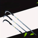 Cuchilla de hierro de manganeso de largo mango - Una herramienta agrícola multifuncional para exteriores con hoja curva extendida, adecuada para cortar césped, rastrillar y podar arbustos - Construcción metálica resistente, equipo de jardinería y patio e