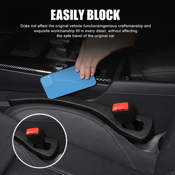 Paquete de 2 Tiras de Almacenamiento para el Espacio entre Asientos del Coche, Diseño Antifugas que Evita la Caída de Residuos y También Puede Guardar Pequeños Objetos, Organizador de Huecos Interiores en el Auto