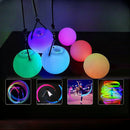 1pc Bola Luminosa LED con Cubierta Desmontable, Alimentada por Batería (≤ 36V), No Recargable, Emisión de Luz Azul Giratoria, Ideal para Principiantes y Profesionales, Perfecta para Fiestas y Celebraciones Festivas